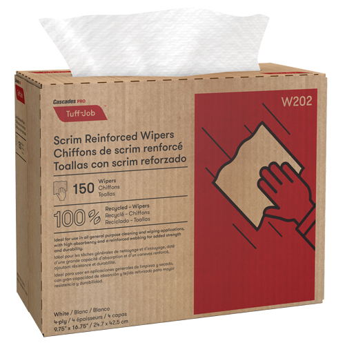 Chiffons renforc&eacute;s de canevas Pro Tuff-Job, Tout usage, 16-3/4" lo x 9-3/4" la Cantin et fils