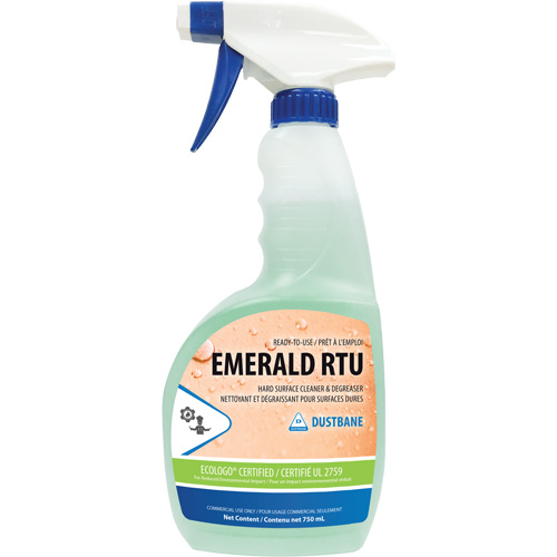 D&eacute;sinfectants et nettoyants Emerald, 750 ml, Bouteille &agrave; g&acirc;chette Cantin et fils