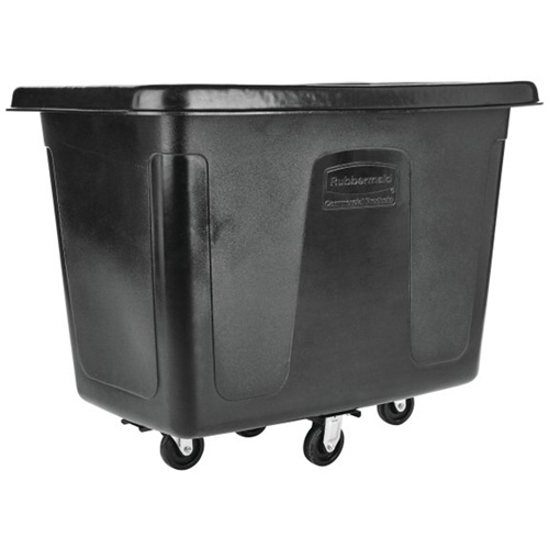 Bulk Cube Truck, Polyethylene, 42-13/16" L x 28" W x 33" H, 12 cu.ft. Volume, 400 lbs. Capacity Cantin et fils
