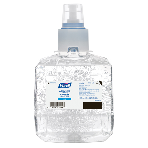 LTX-12Advanced Hand Sanitizer, 1200 ml, Cartridge Refill, 70% Alcohol Cantin et fils