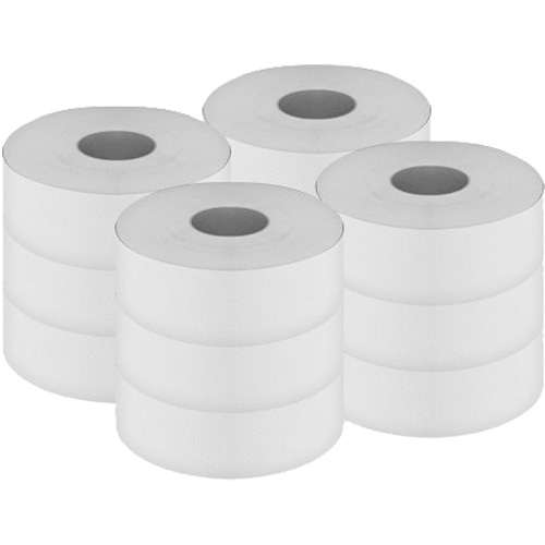 Pro Select Toilet Paper, Jumbo Roll, 2 Ply, 500' Length, White Cantin et fils