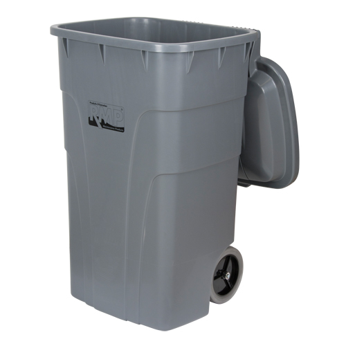 Roll Out Garbage Bin, Polyethylene, 65 US gal. Cantin et fils