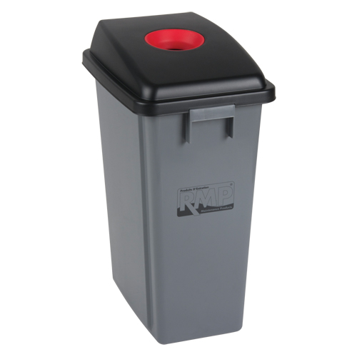 Recycling & Garbage Bin with Classification Lid, Plastic, 16 US gal. Cantin et fils