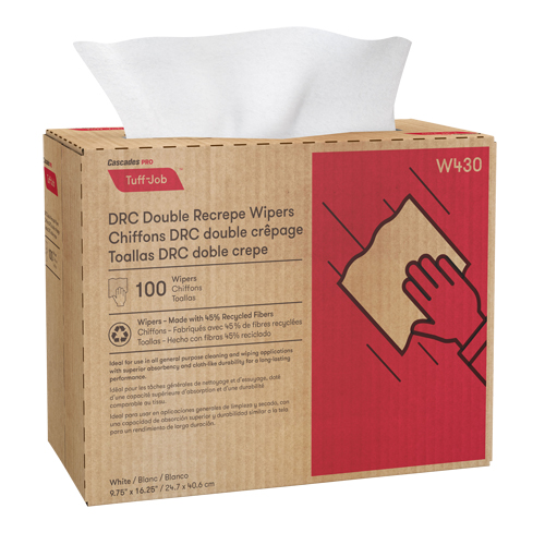Chiffons Pro Tuff-Job, Tout usage, 9-3/4" lo x 16-1/2" la Cantin et fils