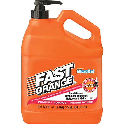 Hand Cleaner, Pumice, 3.78 L, Pump Bottle, Fresh Scent Cantin et fils
