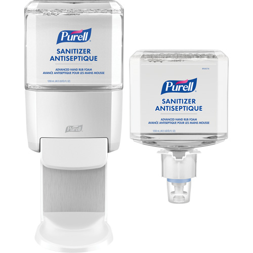 Ensemble de savon moussant pour les mains Advanced, 1200 ml, Cartouche de recharge, 70 % alcool Cantin et fils