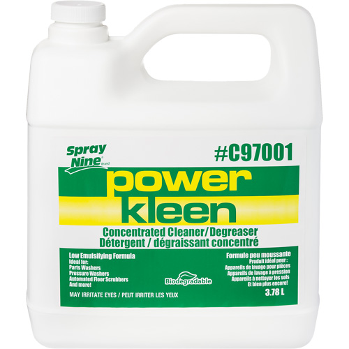 Produit nettoyant pour nettoyeur de pi&egrave;ces Power Kleen, 4 L, Cruche Cantin et fils
