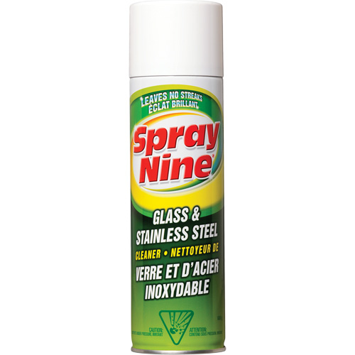 Nettoyant pour verre et acier inoxydable, 600 g, Canette a&eacute;rosol Cantin et fils