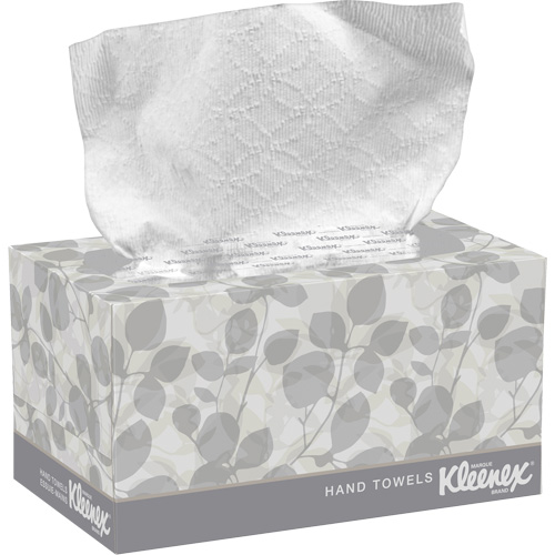 Essuie-mains Kleenex dans une boîte POP-UP*, 1 pli, 10-1/2" lo x 9" la, 120 /pqt Cantin et fils