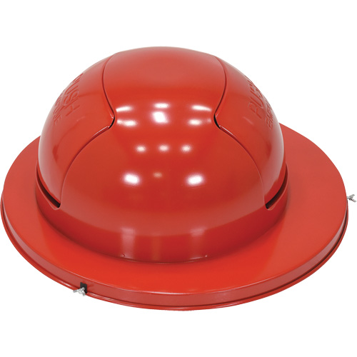 Couvercle pour baril &agrave; d&eacute;chets, Couvercle bomb&eacute;, M&eacute;tal, Convient aux contenants 23-1/2" dia. Cantin et fils
