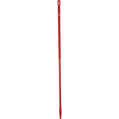 Handle, Broom/Scraper/Squeegee, Red, Ergonomic, 59" L Cantin et fils