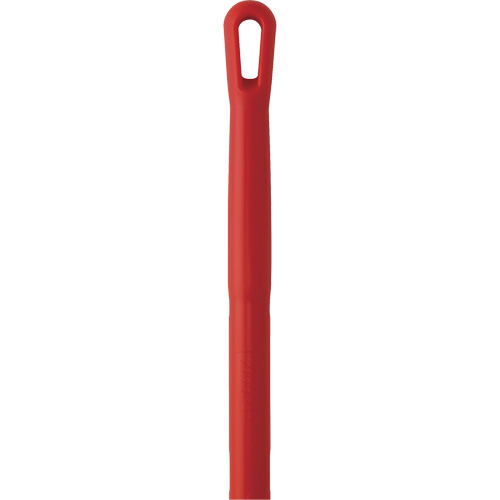 Handle, Broom/Scraper/Squeegee, Red, Ergonomic, 59" L Cantin et fils