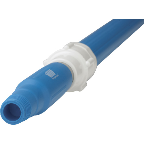 Manche de brosse pour plateforme, Brosse/Support &agrave; tampon, Bleu, T&eacute;lescopique, 62"-113" lo Cantin et fils