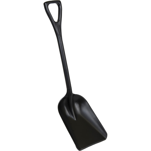 Pelle hygi&eacute;nique monopi&egrave;ce, Lame 10" x 6", Longueur de 37-1/2", Plastique, Noir Cantin et fils