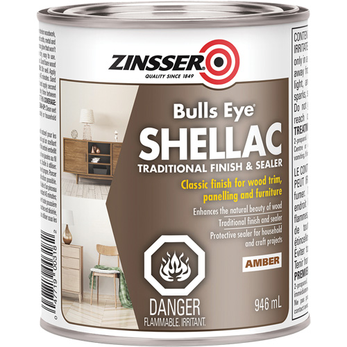 Scellant &agrave; la gomme-laque Zinsser Bulls Eye Cantin et fils