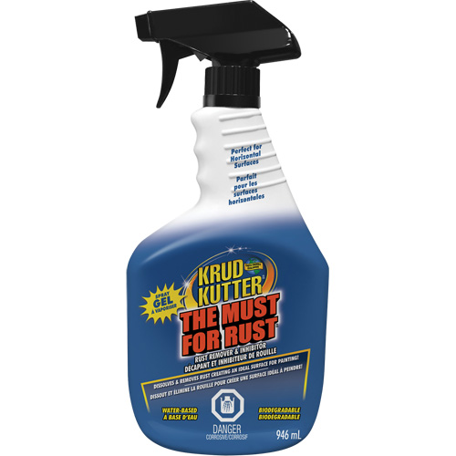 The Must for Rust Rust Remover Gel, Trigger Bottle Cantin et fils