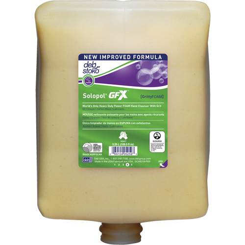 Solopol&reg; GFX Hand Cleaner, Liquid, 3.25 L, Plastic Cartridge, Scented Cantin et fils