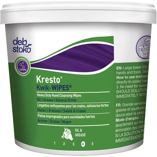 Kresto&reg; Kwik-Wipes&reg; Wipes, 130 Wipes, 12" x 10" Cantin et fils