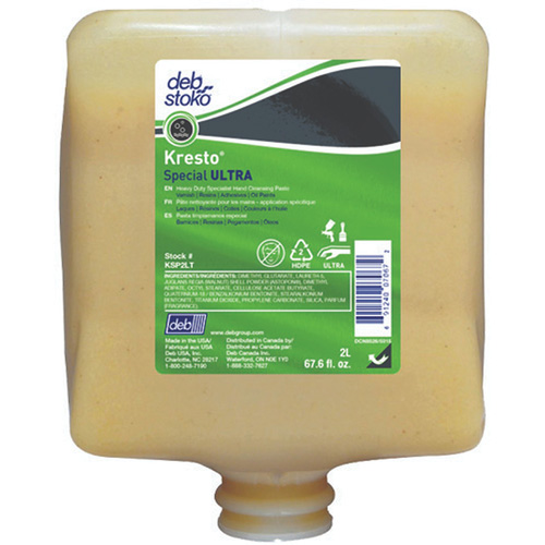 Kresto&reg; Special Ultra Hand Cleaner Refill, Paste, 2 L, Plastic Cartridge, Fresh Scent Cantin et fils
