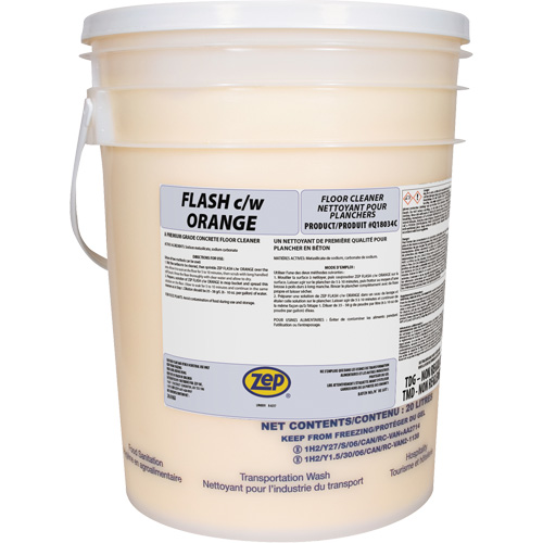 Flash Orange Premium Grade Concrete Floor Cleaner Cantin et fils