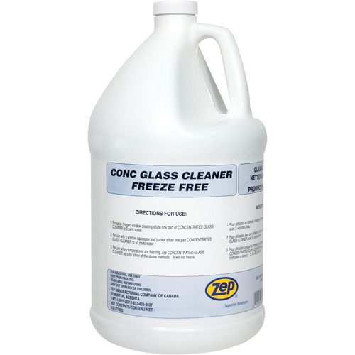 Concentrated Freeze-Free Glass Cleaner, 4 L, Jug Cantin et fils