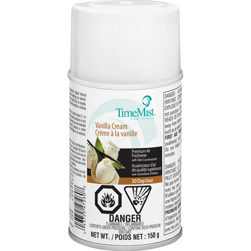 TimeMist&reg; Industrial Strength Air Freshener, Vanilla Cream, Aerosol Can/Cartridge Cantin et fils