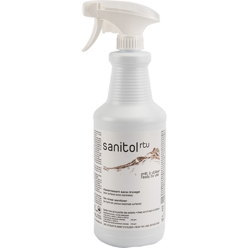 Sanitol Concentrated Disinfectant & Sanitizer, 950 ml, Trigger Bottle Cantin et fils