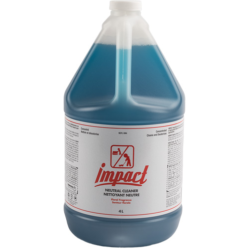 Nettoyant neutre pour planchers Impact, 4 L, Cruche Cantin et fils
