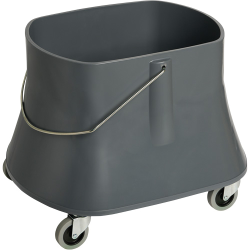 Seau pour vadrouille Champ, Capacit&eacute; de 10 gal. US (40 pintes), Gris Cantin et fils