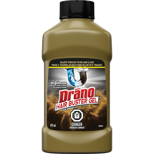 Produit d&eacute;bouchant extra puissant pour les bouchons de cheveux de Drano Cantin et fils