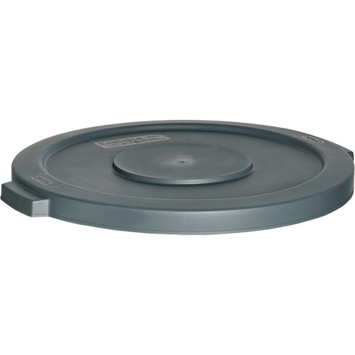 Couvercle pour contenant &agrave; d&eacute;chets, Couvercle plat, Plastique, Convient aux contenants 22" dia. Cantin et fils