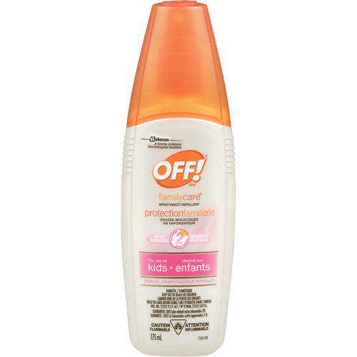 Insectifuge Off! Protection familiale &agrave; parfum de Fraîcheur tropicale, DEET &agrave; 5 %, Vaporisateur, 175 ml Cantin et fils