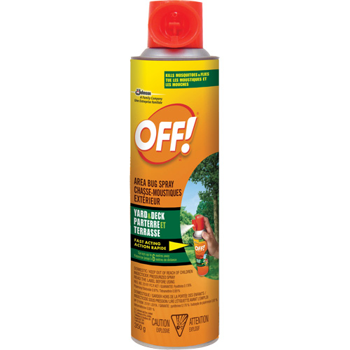 Insectifuge ext&eacute;rieur Off!, Sans DEET, A&eacute;rosol, 350 g Cantin et fils