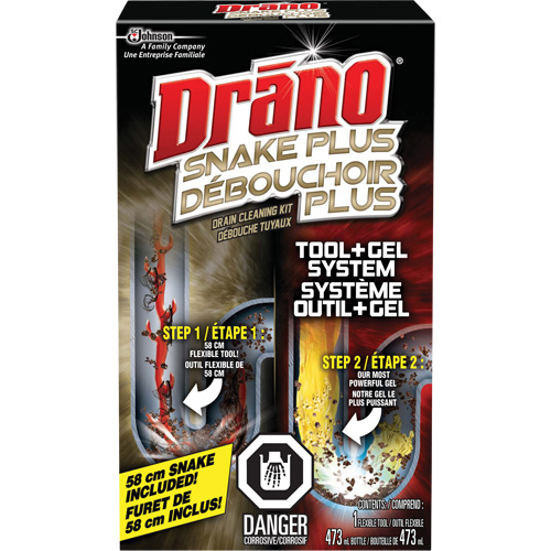 Drano&reg; Gel & Snake Tool Drain Cleaner Kit Cantin et fils