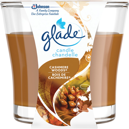 Chandelle en pot Glade, Bois de cachemire Cantin et fils