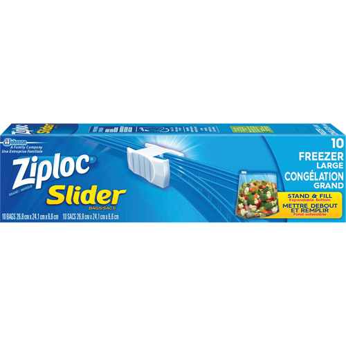 Sacs de cong&eacute;lation &agrave; glissi&egrave;re Ziploc Cantin et fils