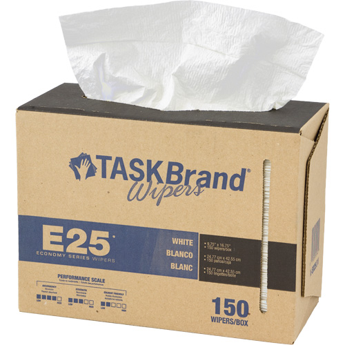 Essuie-tout &eacute;conomique &agrave; renfort tiss&eacute; TaskBrand E25, Tout usage, 16-3/4" lo x 9-3/4" la Cantin et fils