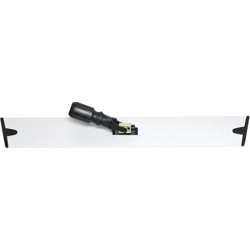 Support de vadrouille &agrave; &eacute;pousseter en microfibres &agrave; boucles et crochets, 24", Aluminium Cantin et fils