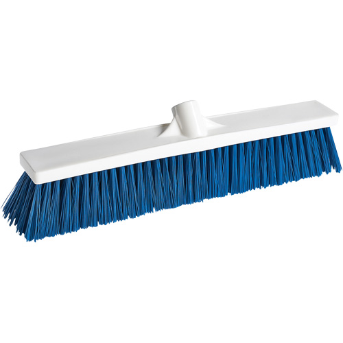 Balai-brosse pour le service alimentaire, Crins Moyen, 18", Polypropyl&egrave;ne, Blanc Cantin et fils