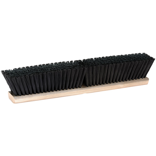 Push Broom Head, 24", Medium, Polypropylene Bristles Cantin et fils