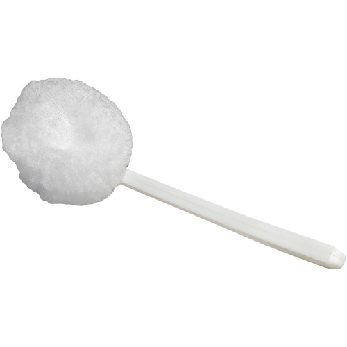 Bowl Swab Cleaning Brush, 12" L, Acrylic Bristles, White Cantin et fils