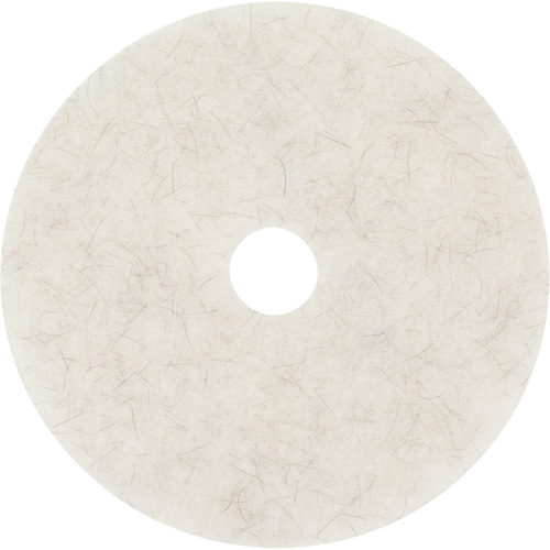 Natural Blend Pad, 17", Burnishing, White Cantin et fils