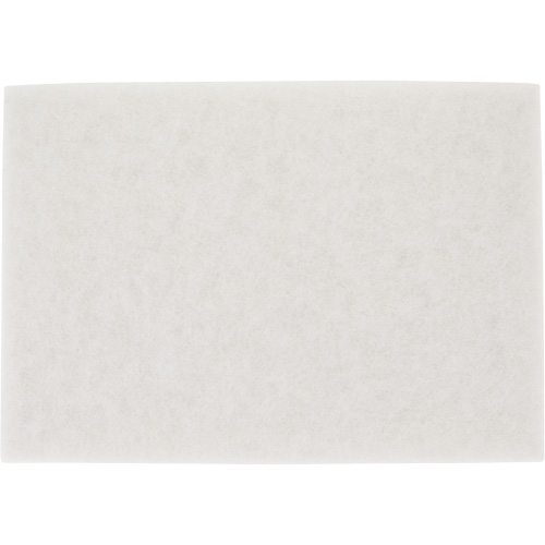 TopLine Speed Floor Pad, 14" x 20", Buffing/Cleaning/Polish, White Cantin et fils