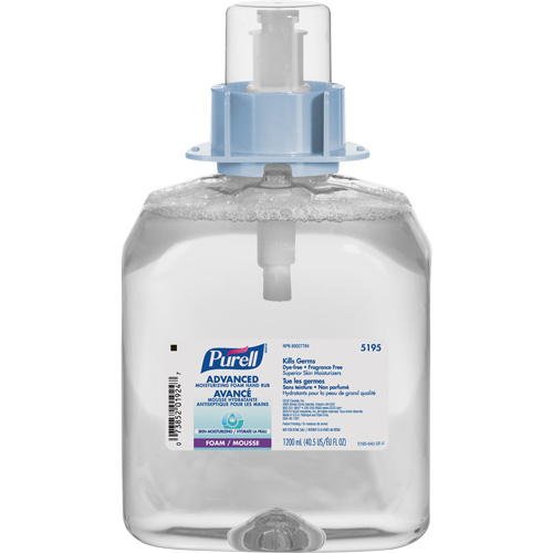 D&eacute;sinfectant pour les mains FMX-12 avanc&eacute;e et certifi&eacute;e &eacute;cologique, 1,2 L, Cartouche de recharge, 70 % alcool Cantin et fils
