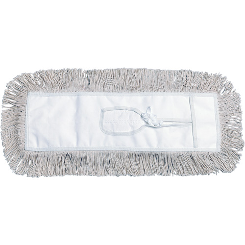 Vadrouille &agrave; &eacute;pousseter, Style &agrave; attacher, Coton, 18" lo x 5" la Cantin et fils
