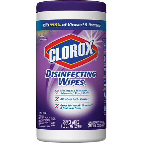 Lingettes d&eacute;sinfectantes, 75 lingettes Cantin et fils