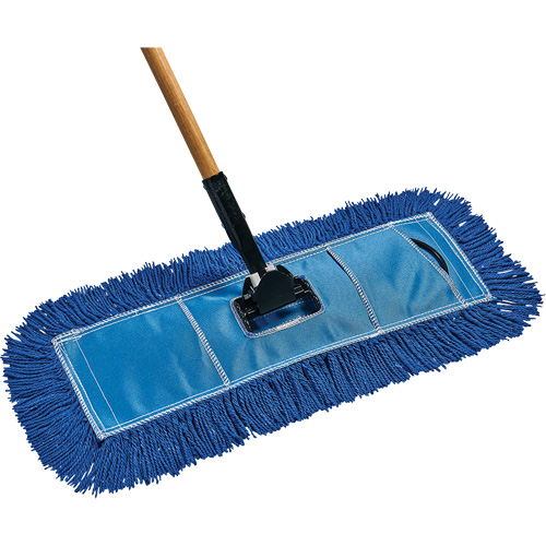 Vadrouille &agrave; &eacute;pousseter &eacute;conomique, Style &agrave; enfiler, Fil, 24" lo x 5" la Cantin et fils