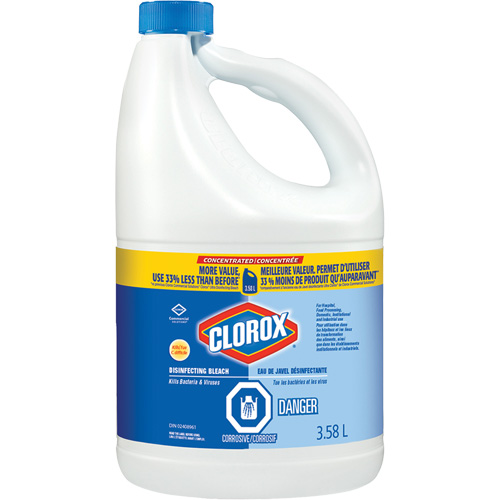 Disinfecting Liquid Bleach, 3.5 L, Jug Cantin et fils