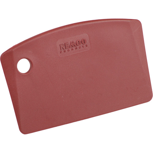 Mini grattoir de paillasse perceptible par d&eacute;tecteur de m&eacute;tal, Rouge, 5-1/4" la x 3-2/5" lo Cantin et fils