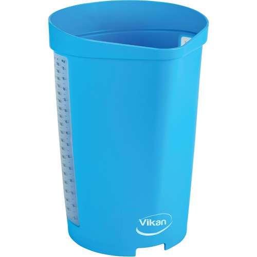 Cruche gradu&eacute;e, Plastique, Bleu, 65 oz Cantin et fils